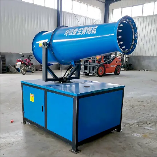 Dust Control Fog Cannon Machine with 360& Deg; Rotation, PLC Control for Dust Suppression